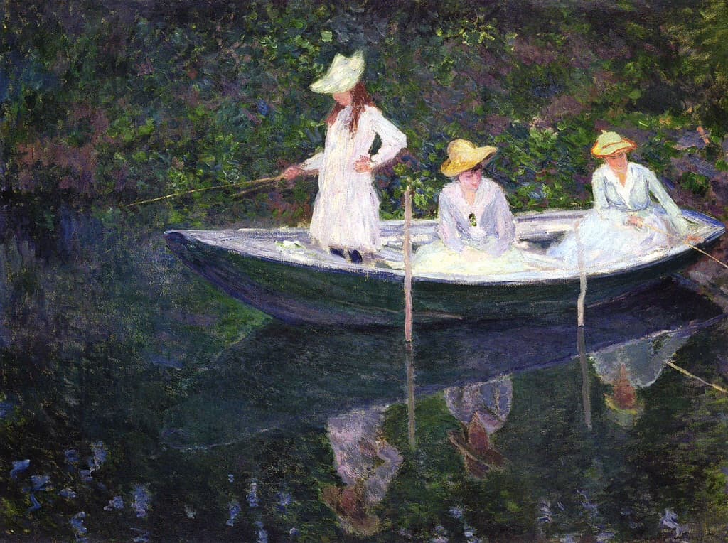 La barque à Giverny (1887)