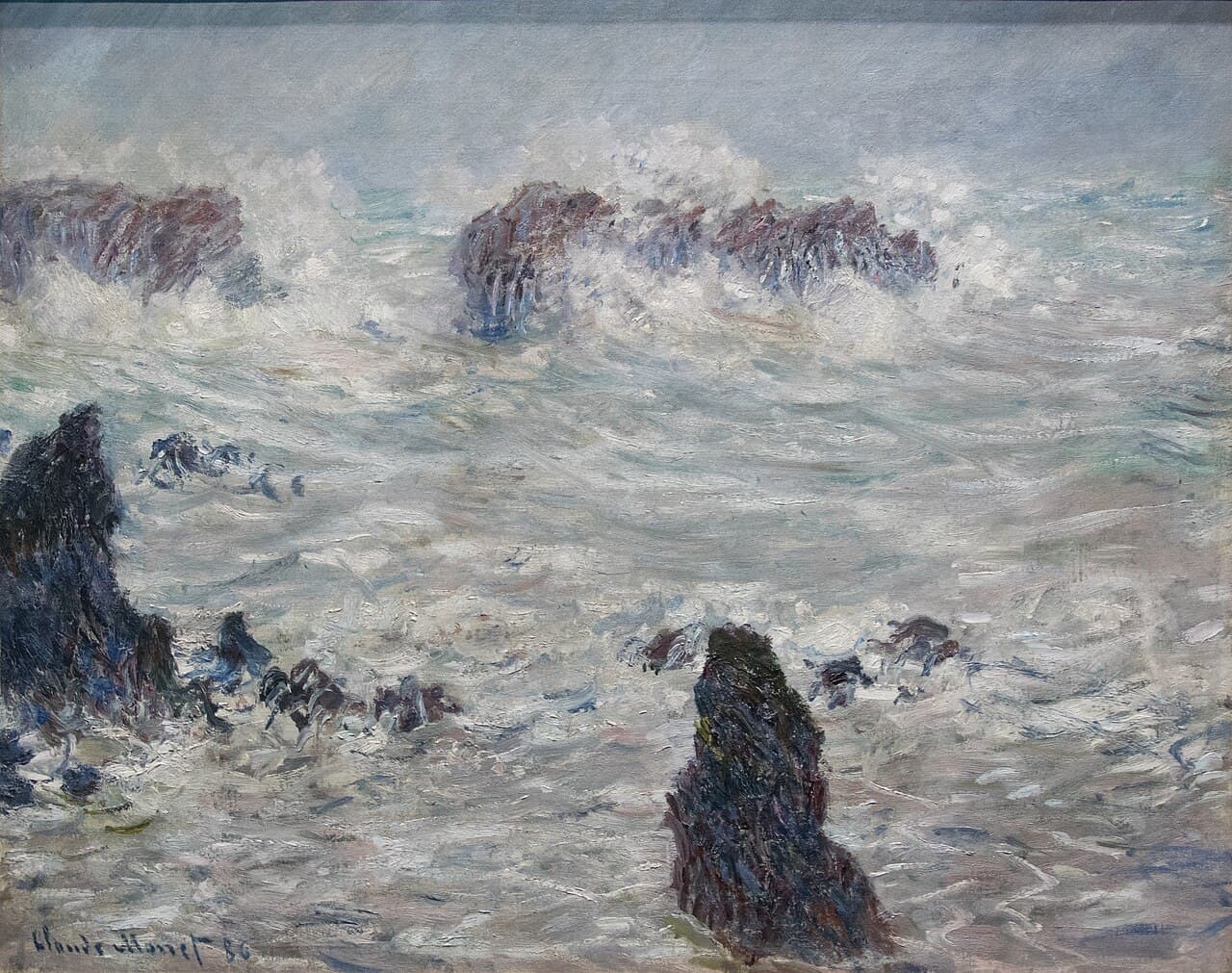 Storm, Belle-Île Coast (1886)