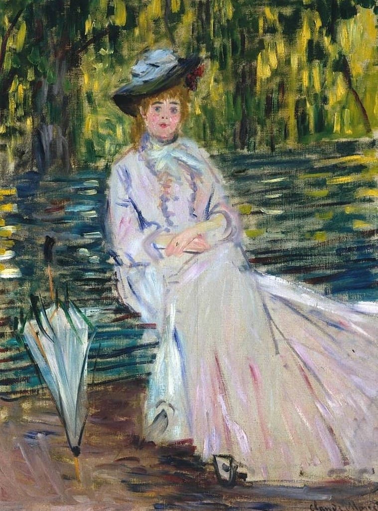 Woman Seated on a Bench (1874)