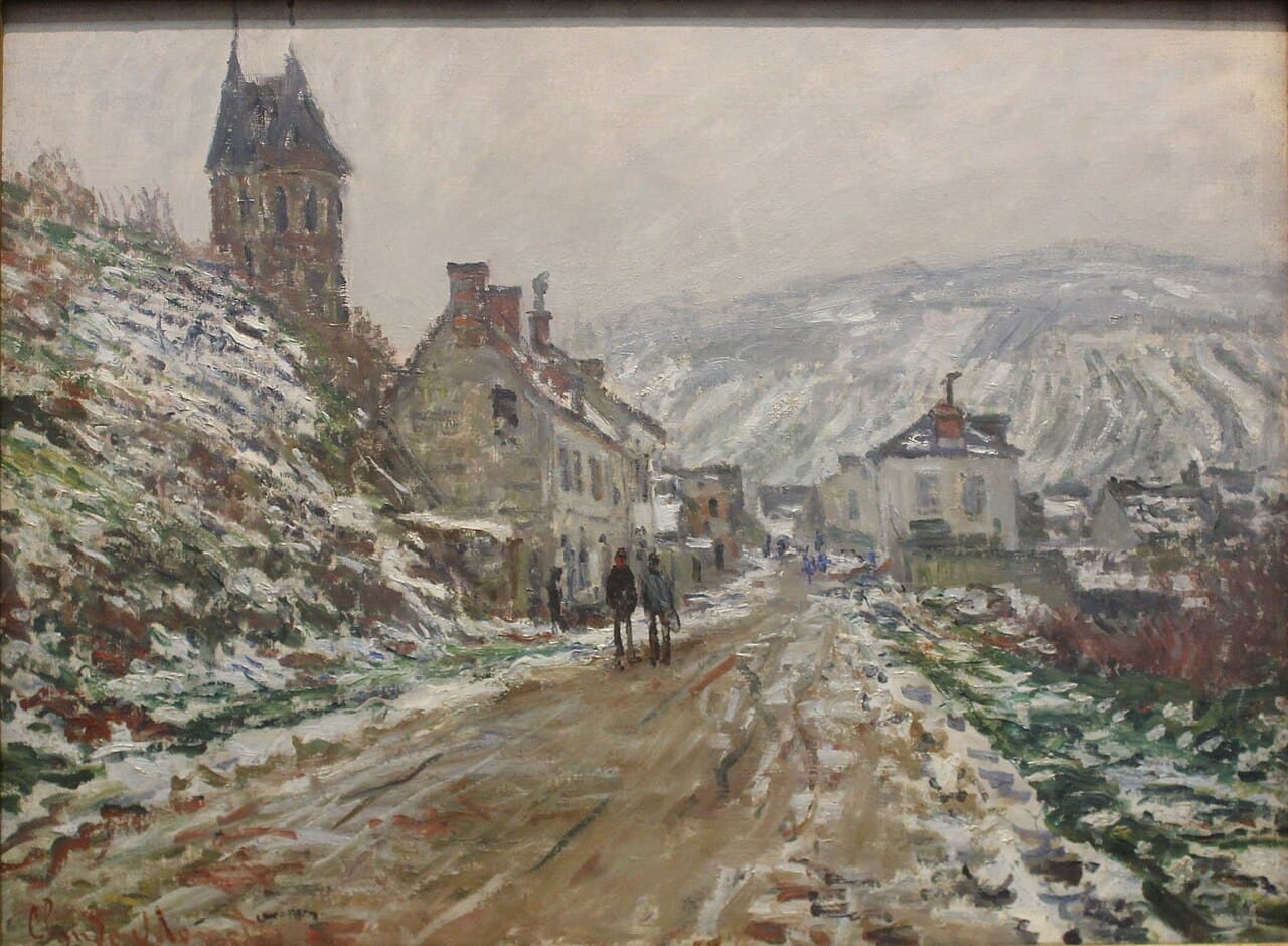 Village Street, Vétheuil. (1879)