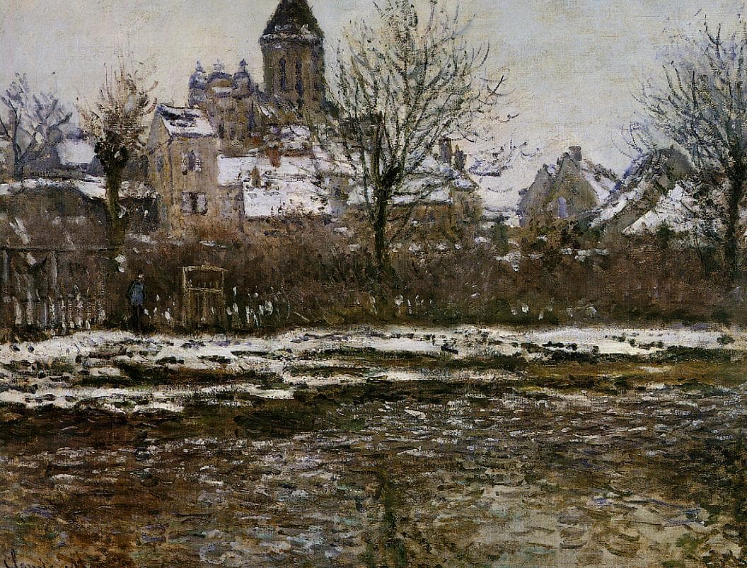 Snow Effect in Vétheuil (1878)