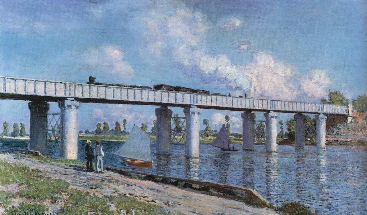 The Railway Bridge in Argenteuil (1873)