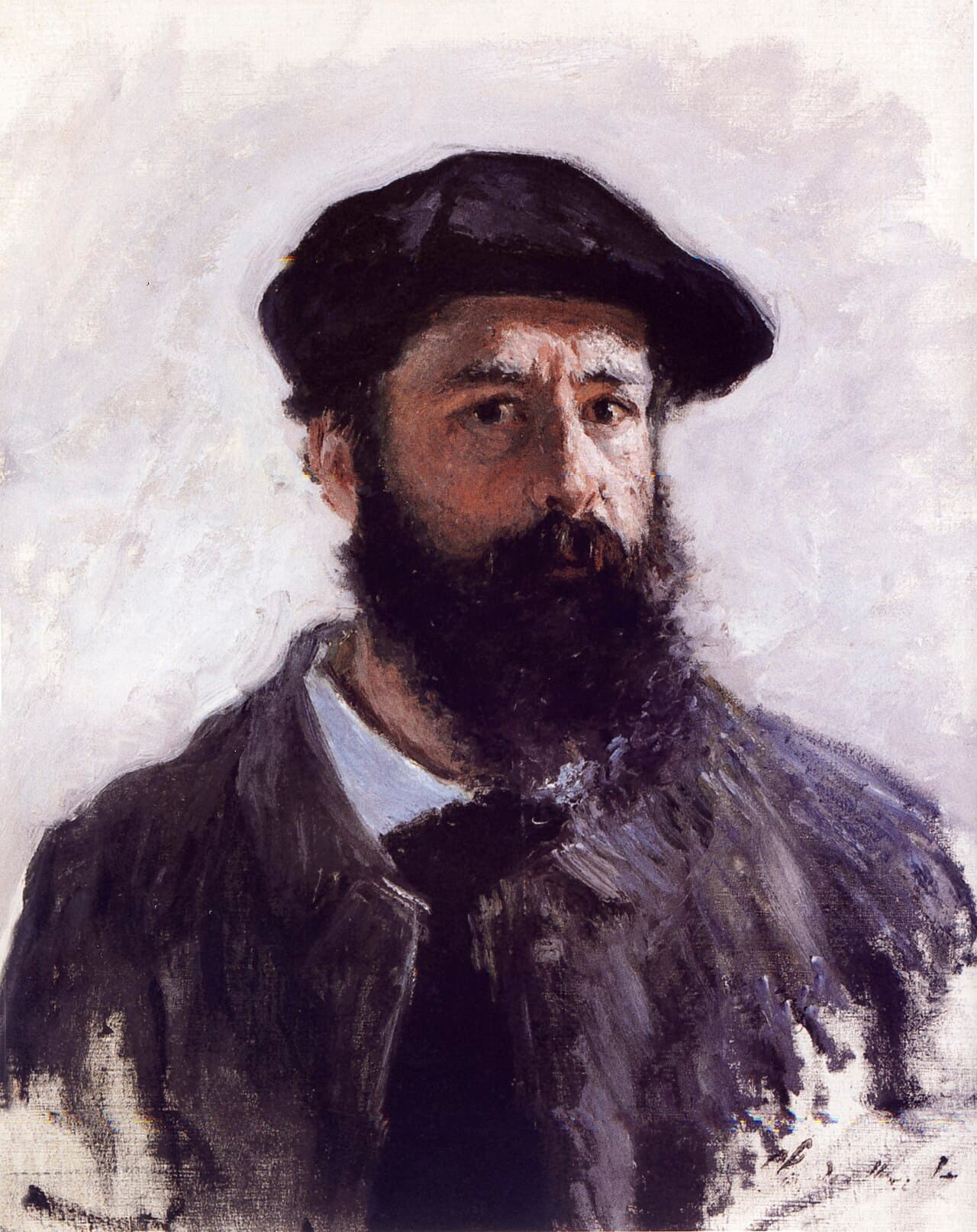 Self-portrait in Beret (1886)