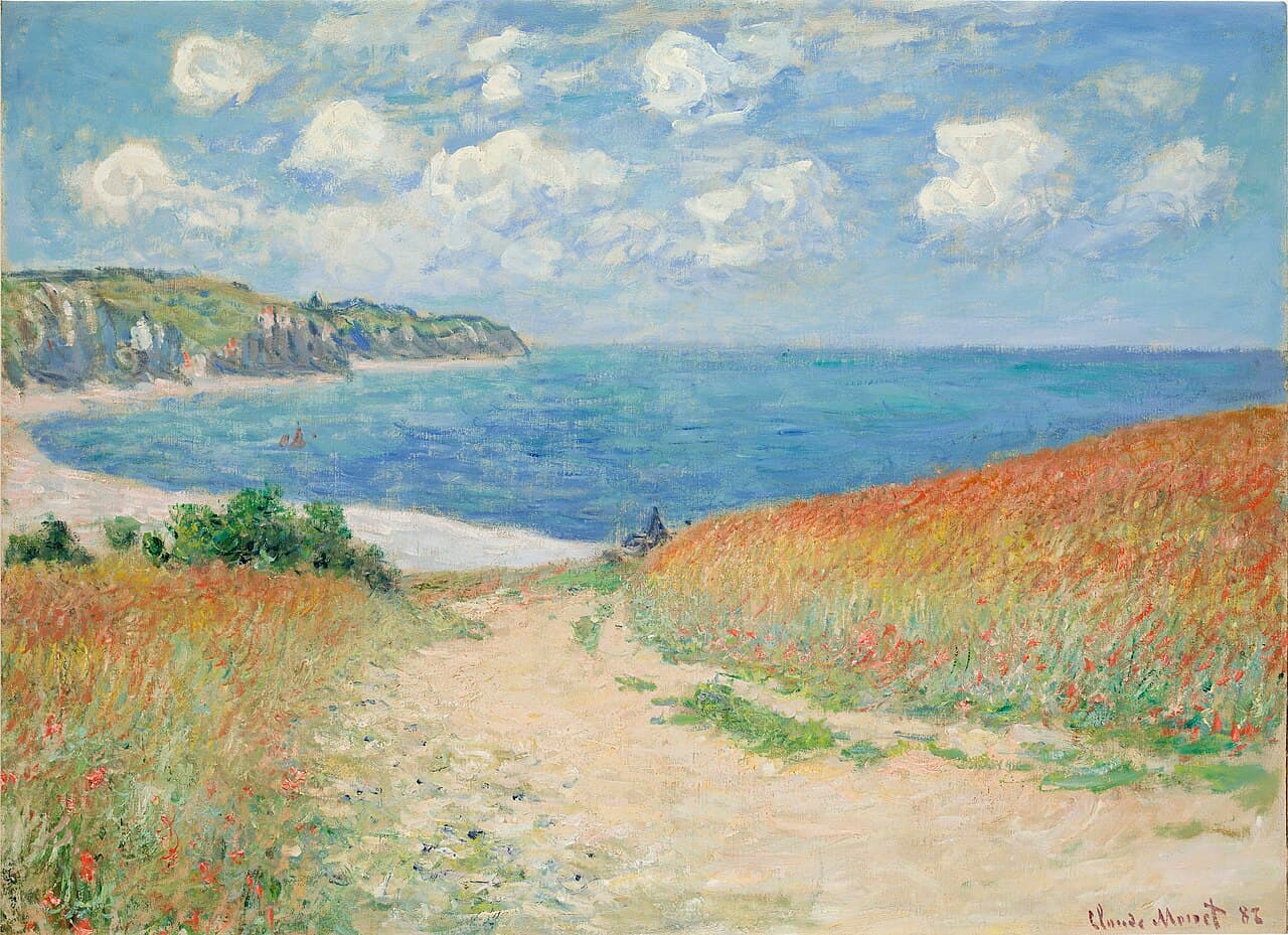 Path in the Wheat at Pourville (1882)