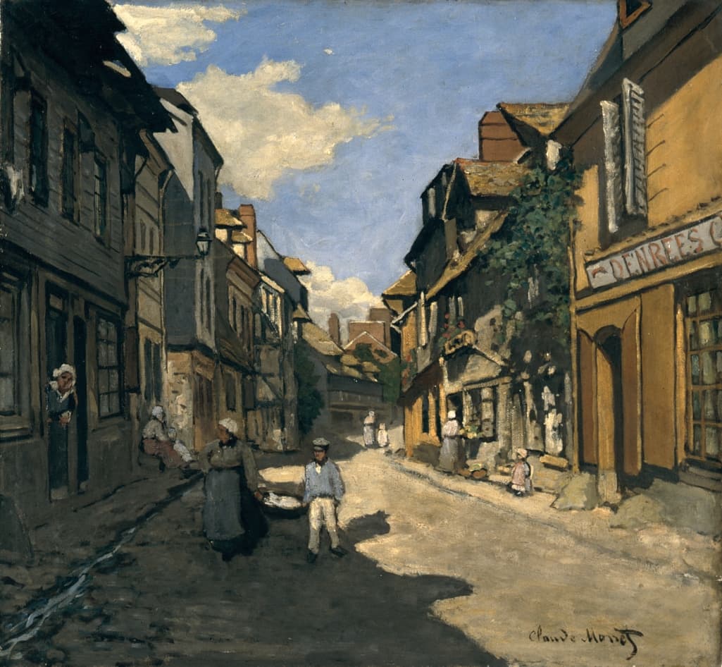 Rue de la Bavolle, Honfleur (1864)