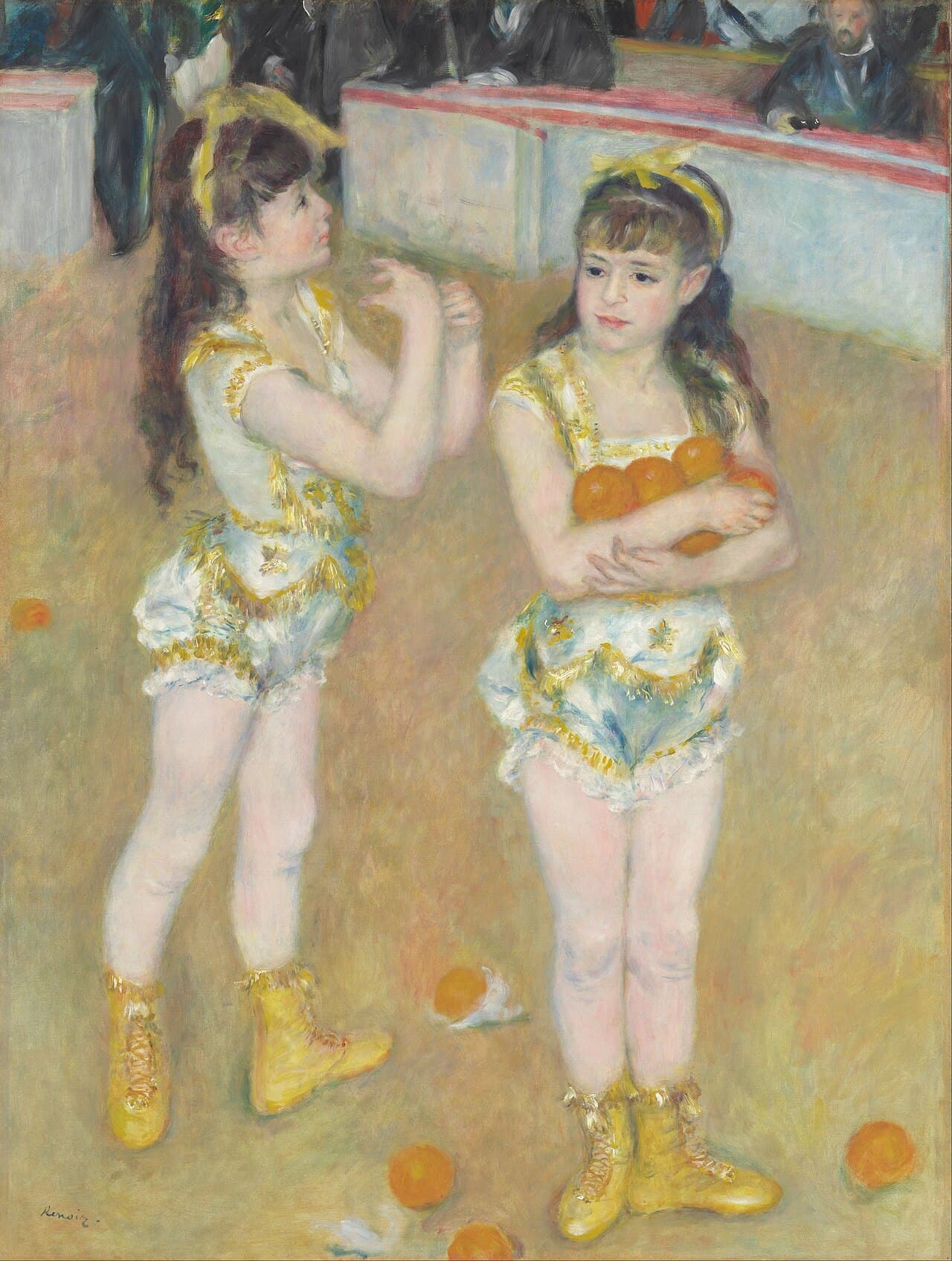 Acrobats at the Cirque Fernando (Francisca and Angelina Wartenberg) (1879)