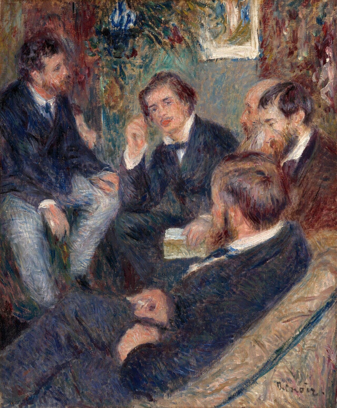 At Renoir's Home, rue St. Georges (1876)
