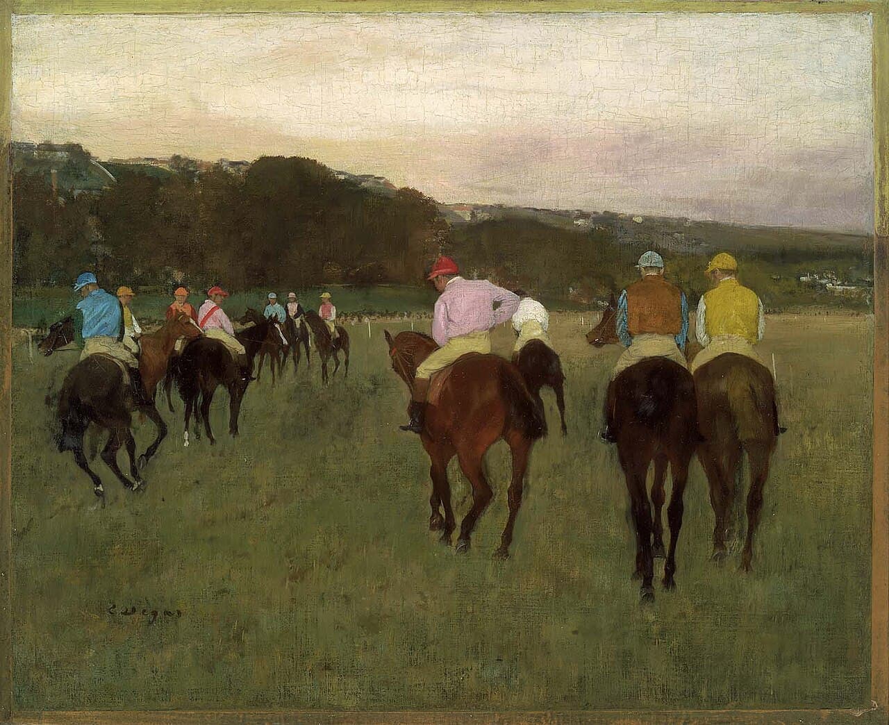 Racehorses at Longchamp (1874)