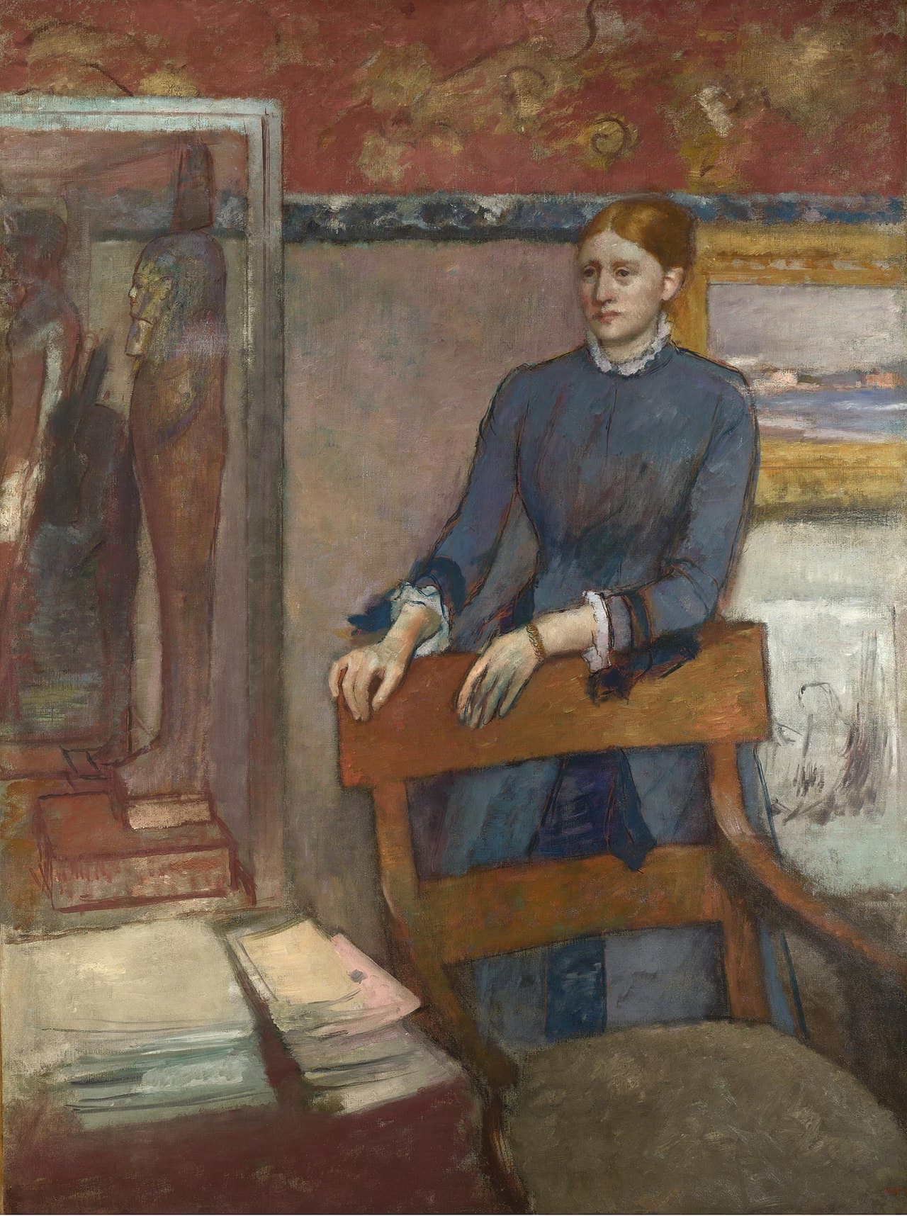 Hélène Rouart in her Father's Study (1886)
