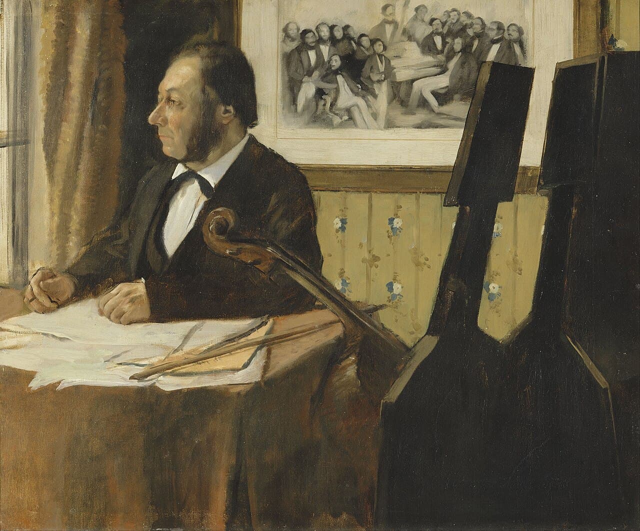 The Cellist Pilet (1868)
