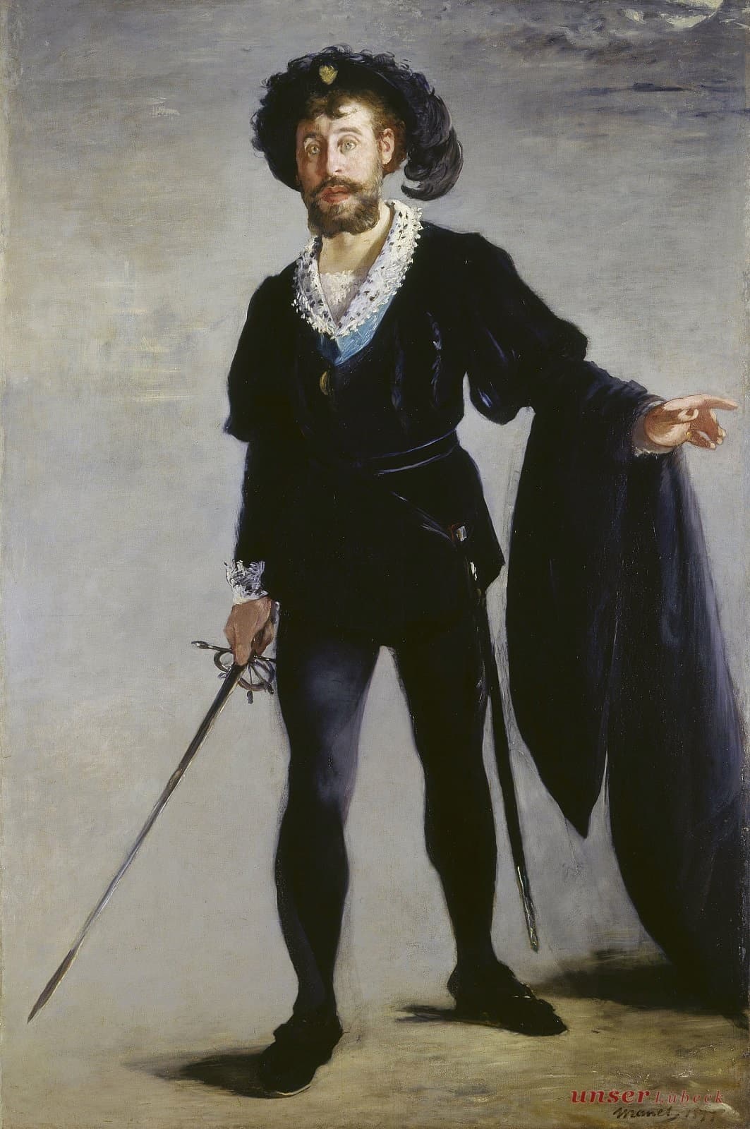 Portrait of Faure as Hamlet (1877)