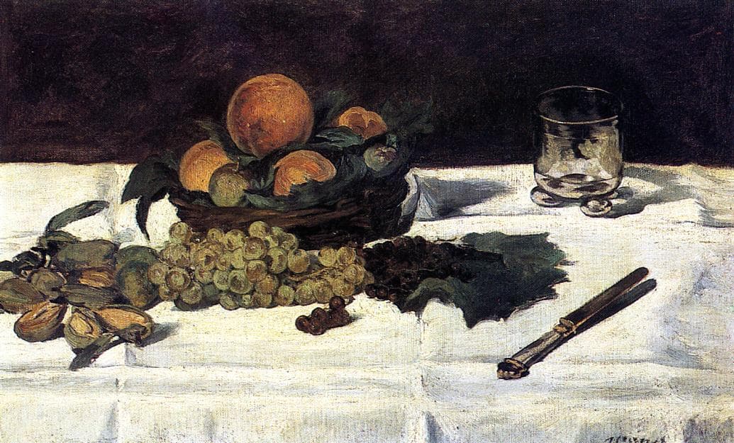 Still Life: Fruit on a Table (1864)
