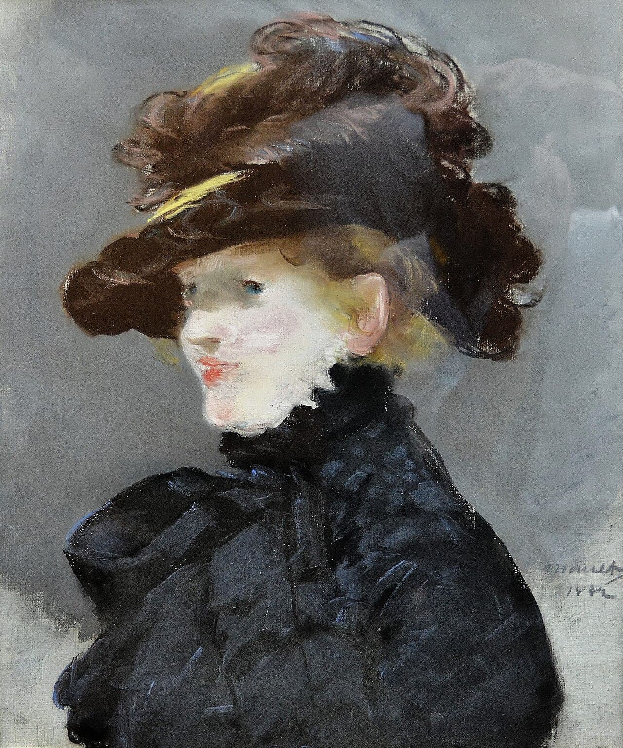 Méry Laurent in a Black Hat (1882)