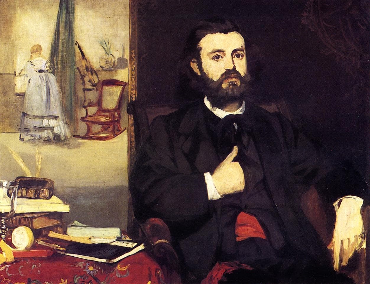 Portrait of Zacharie Astruc (1866)