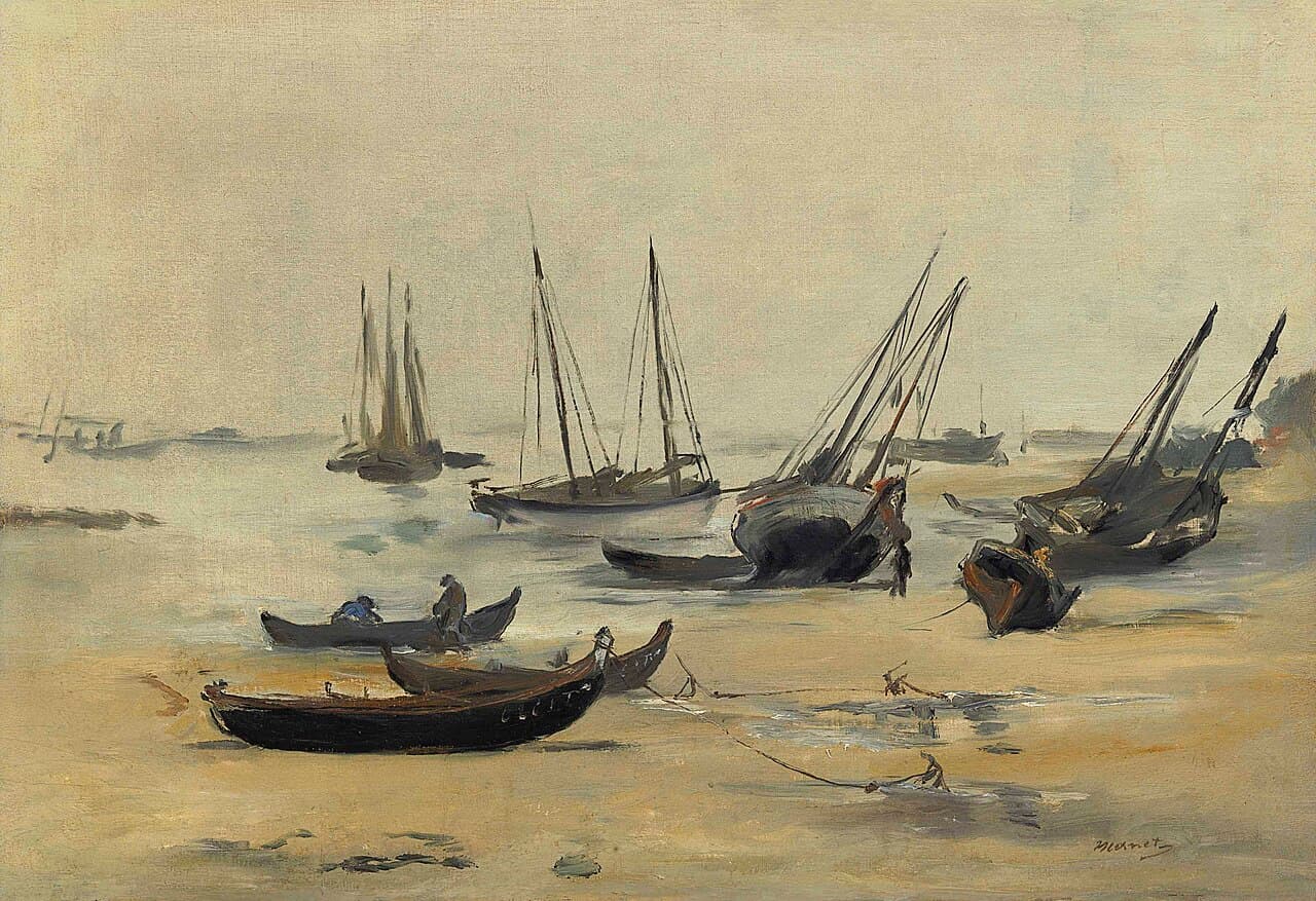 The Beach at Low Tide (1871)