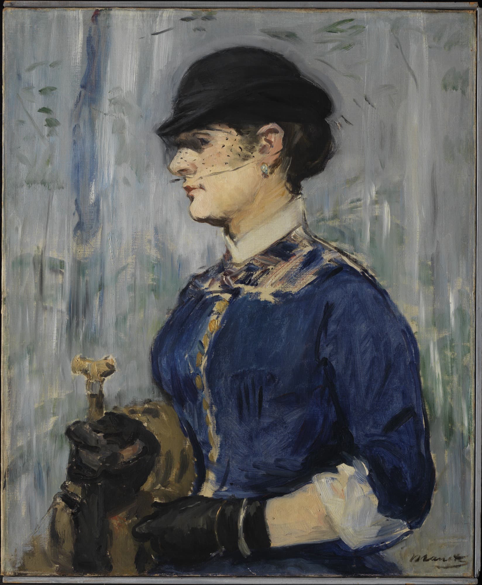Young Woman in a Round Hat (1878)