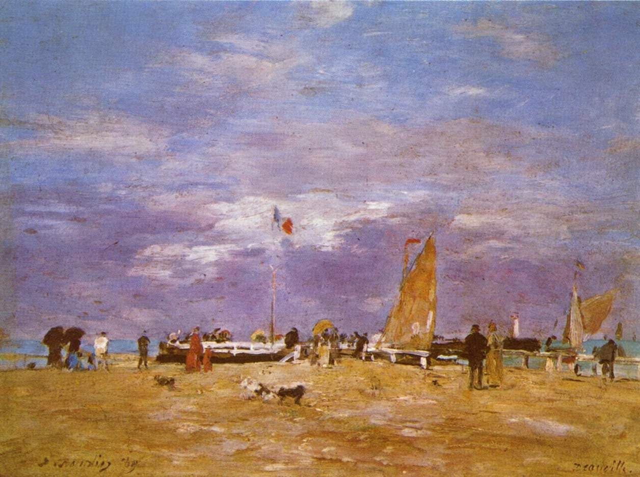 The mole of Deauville (1869)