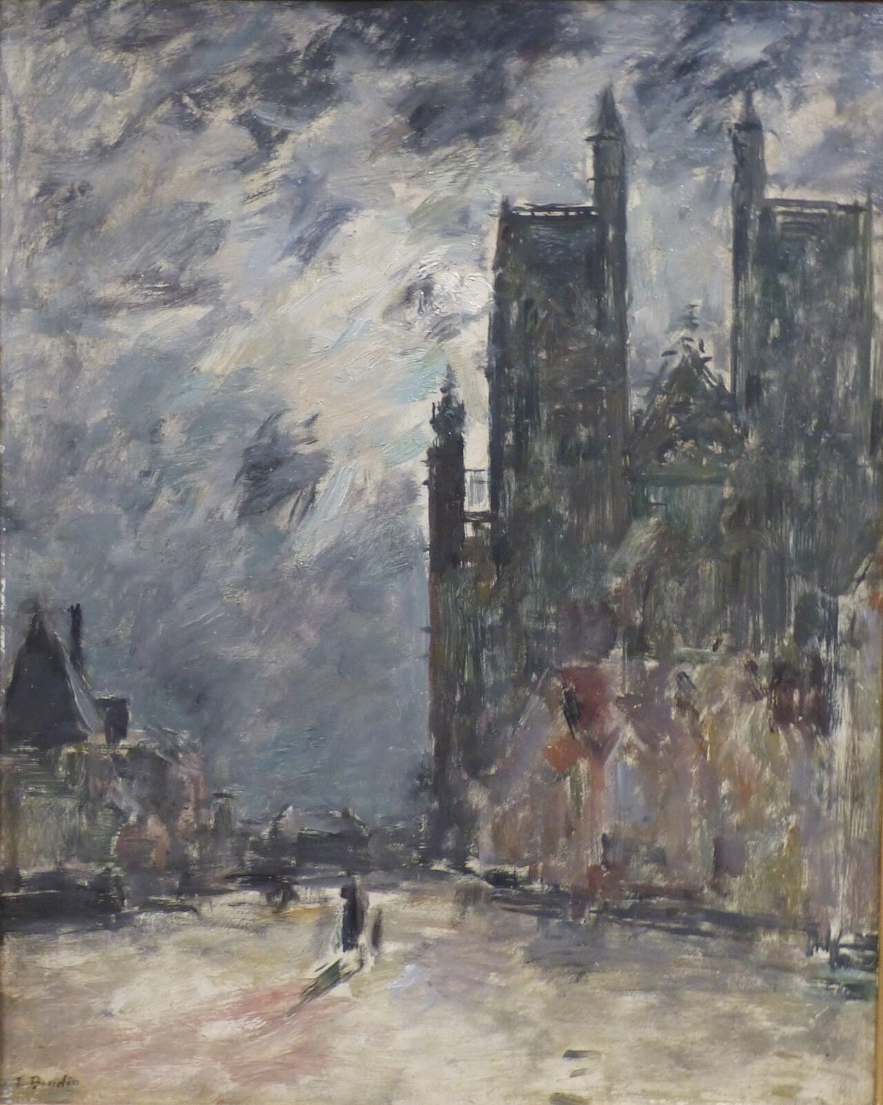 Abbeville, the Church of Saint-Vulfran (1892)