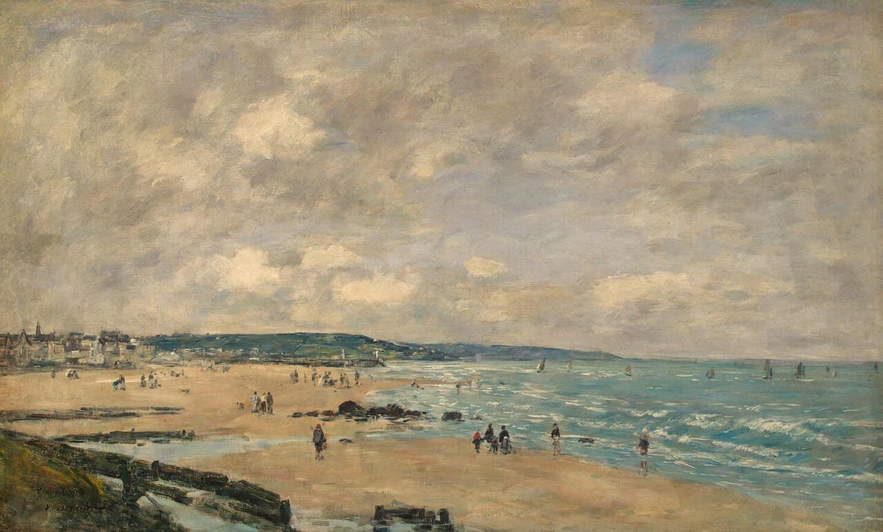 Beach at Trouville (1893)