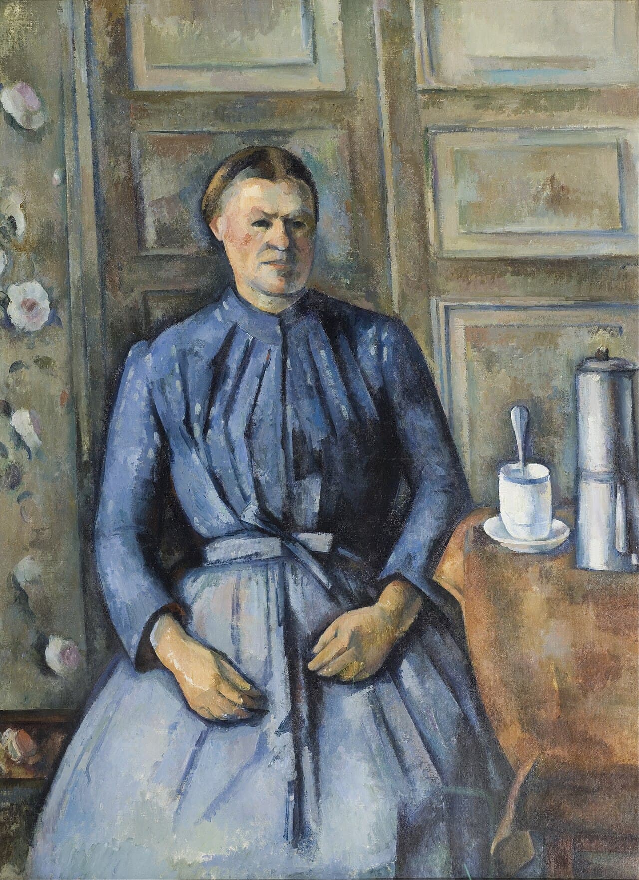 Woman with a Coffeepot by Paul Cézanne (1895)