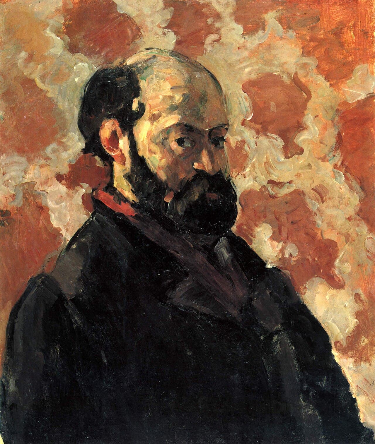 Portrait de l'artiste au fond rose by Paul Cézanne (1875)