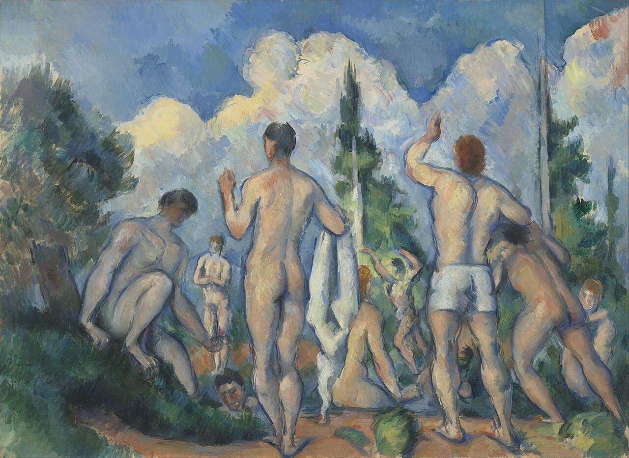 Les Baigneurs 1890 by Paul Cézanne (1890)