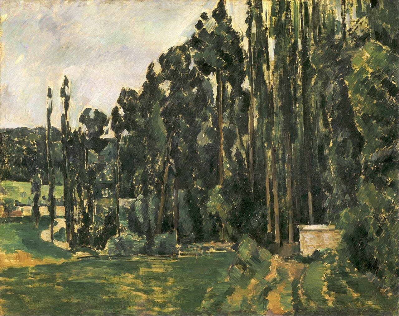 Poplars by Paul Cézanne (1879)