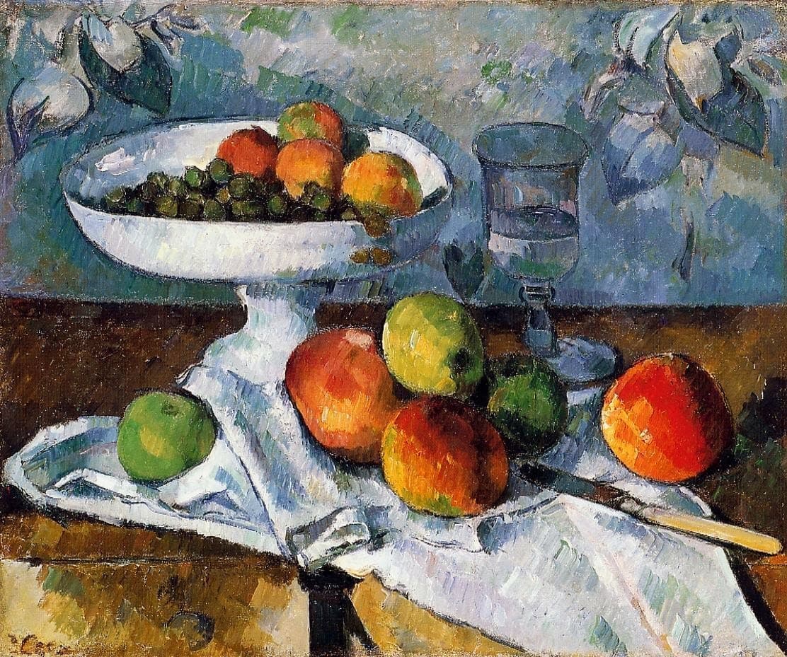 Still Life with Fruit Dish (1880)