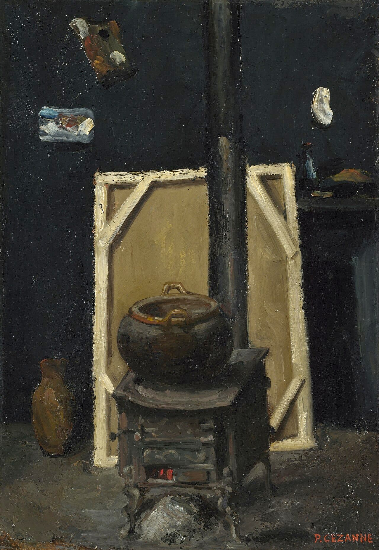 The Stove in the Studio by Paul Cézanne (1865)