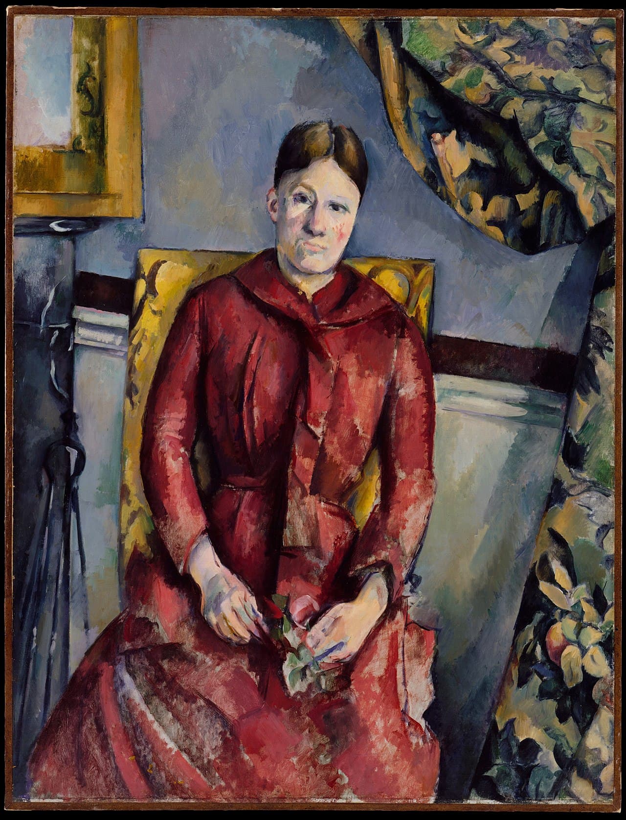 Madame Cézanne in a Red Dress (1889)