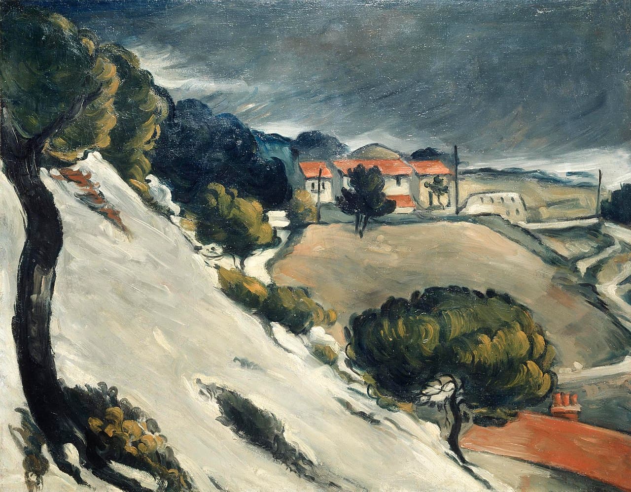 L'Estaque, Melting Snow (1870)