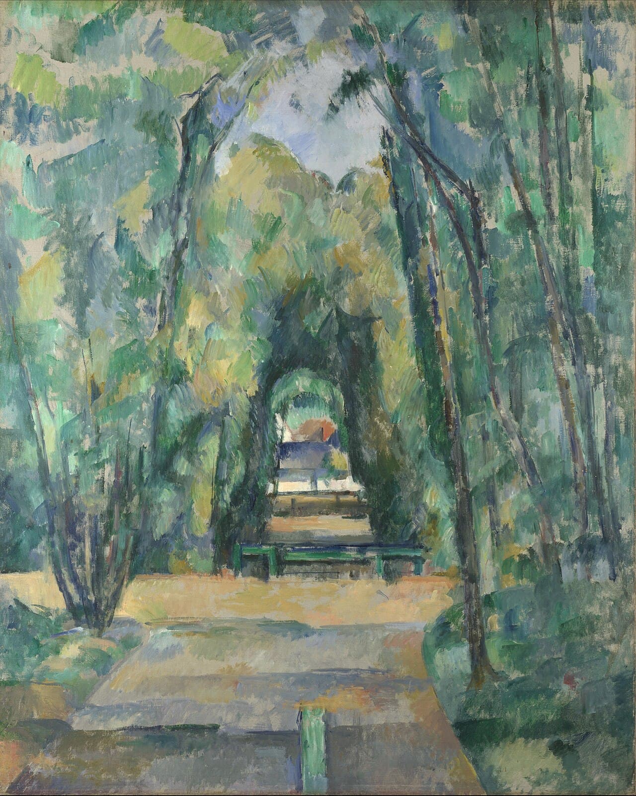 Avenue at Chantilly by Paul Cézanne (1888)