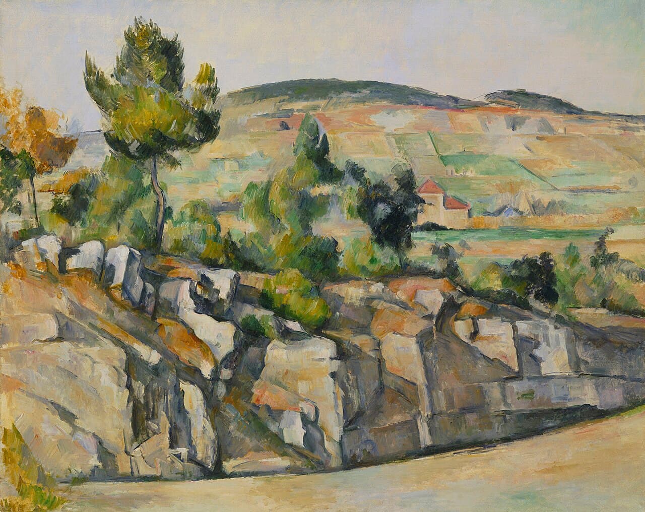 Hillside in Provence by Paul Cézanne (1891)