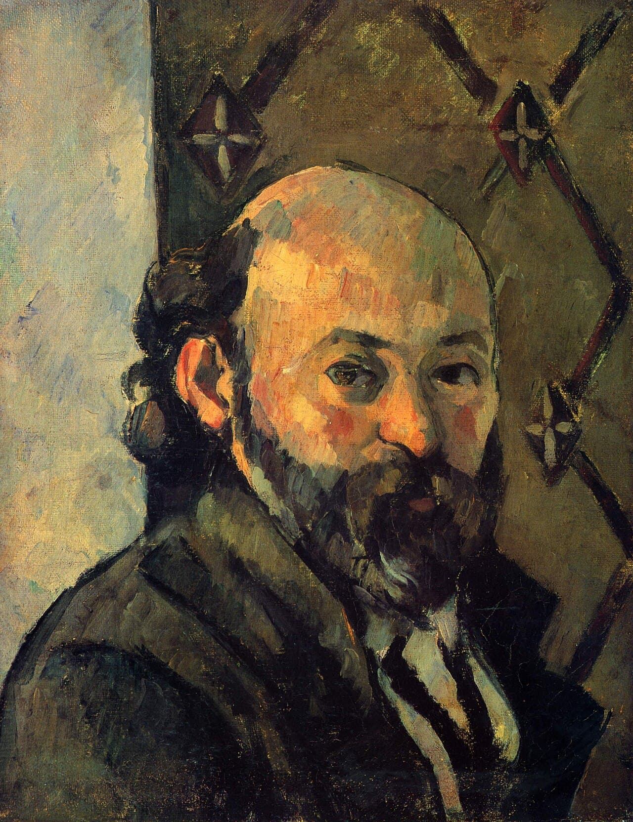 Self Portrait by Paul Cézanne (1880)