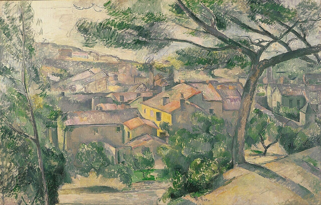 Morning View of L'Estaque Against the Sunlight (1882)