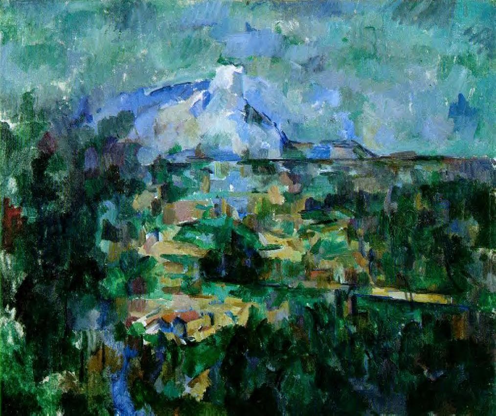 Mont Sainte-Victoire Seen from Les Lauves (1904)