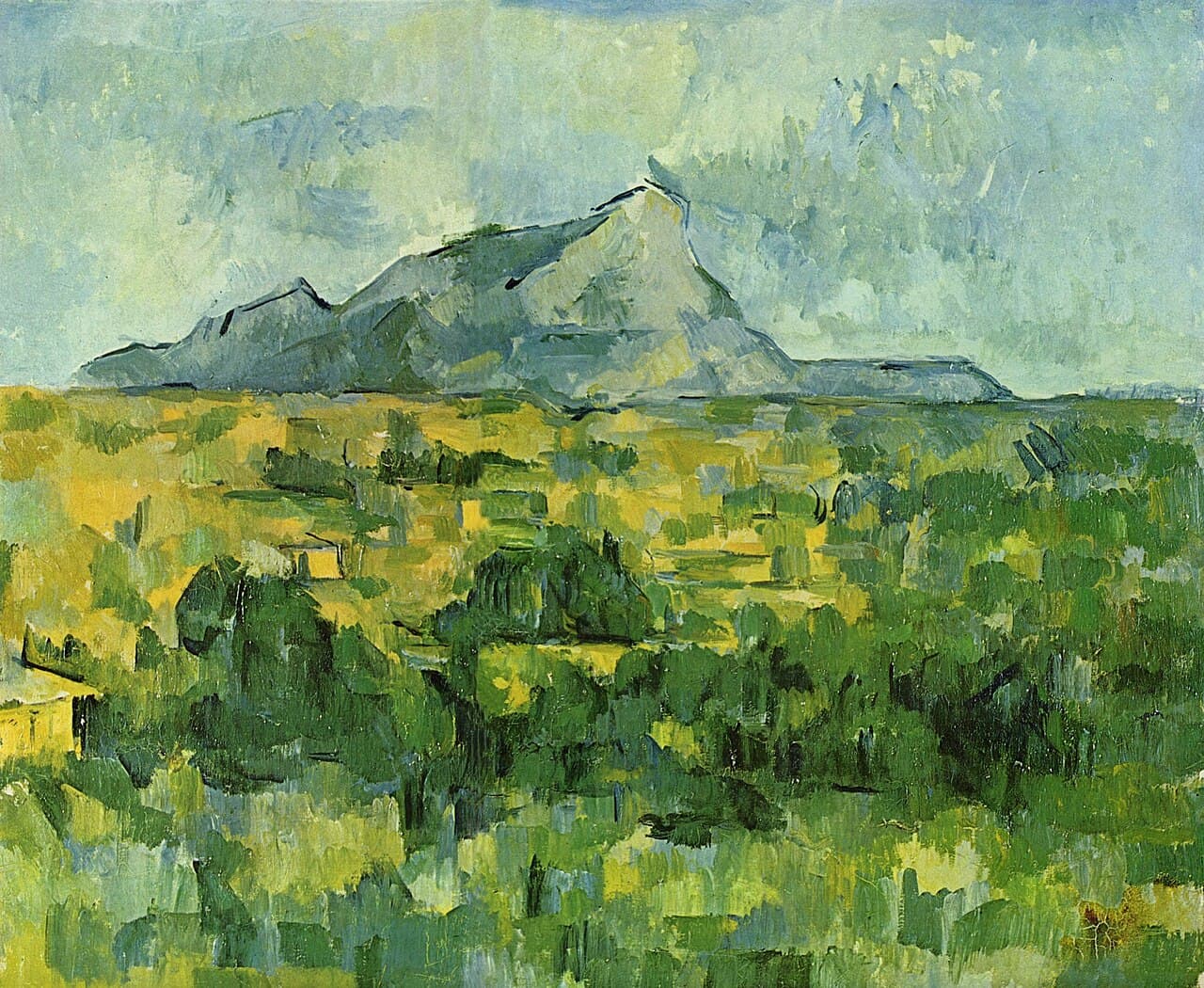 Mont Sainte-Victoire Seen from Les Lauves (1902)