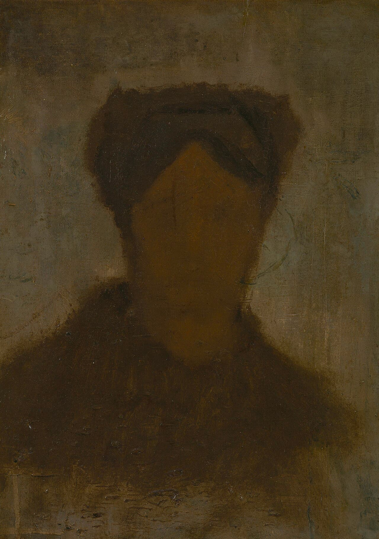 Head of a Woman by Vincent van Gogh (1884)