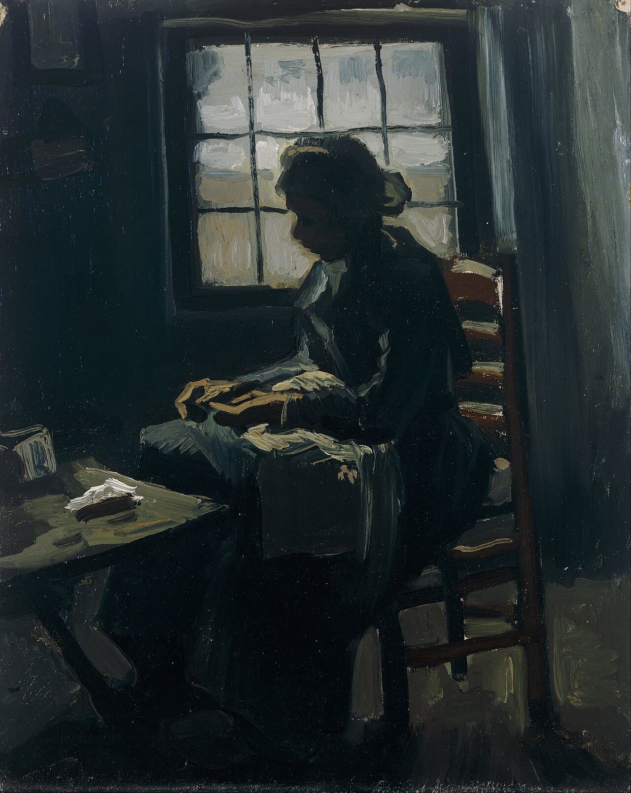 Woman Sewing (1885)