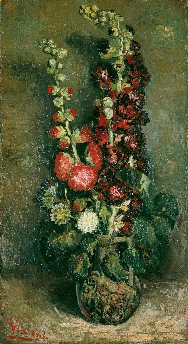 Vase with Musk-mallows (1886)