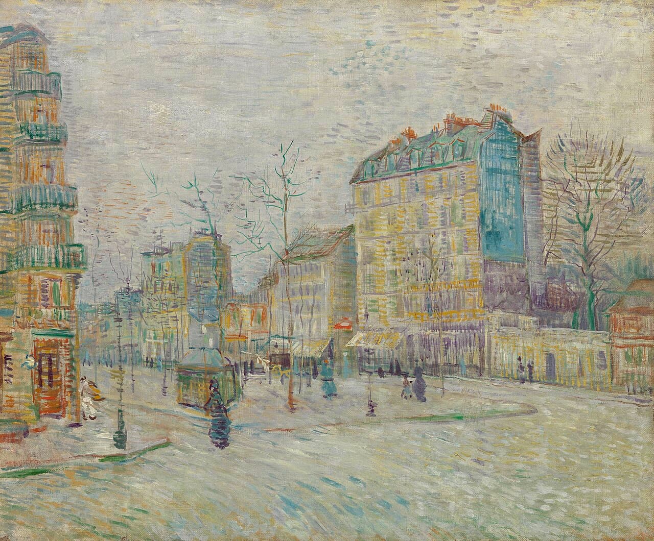 The Boulevard de Clichy by Vincent van Gogh (1887)