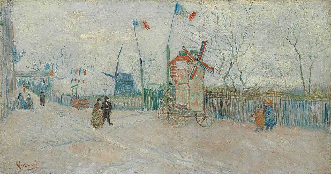 Impasse des Deux Frères by Vincent van Gogh (1887)