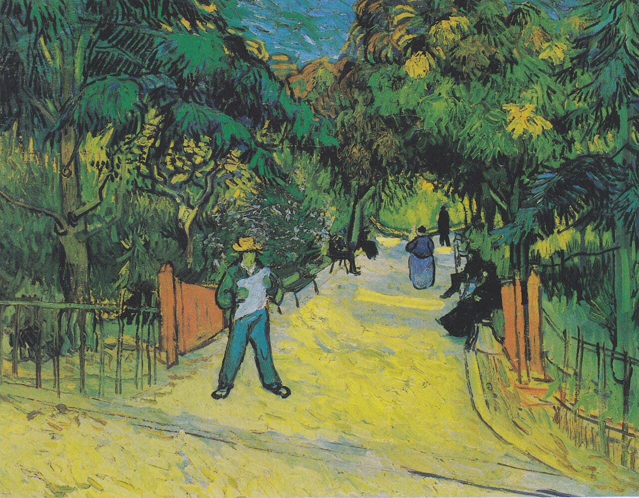 Entrance to the Public Park in Arles (1888)