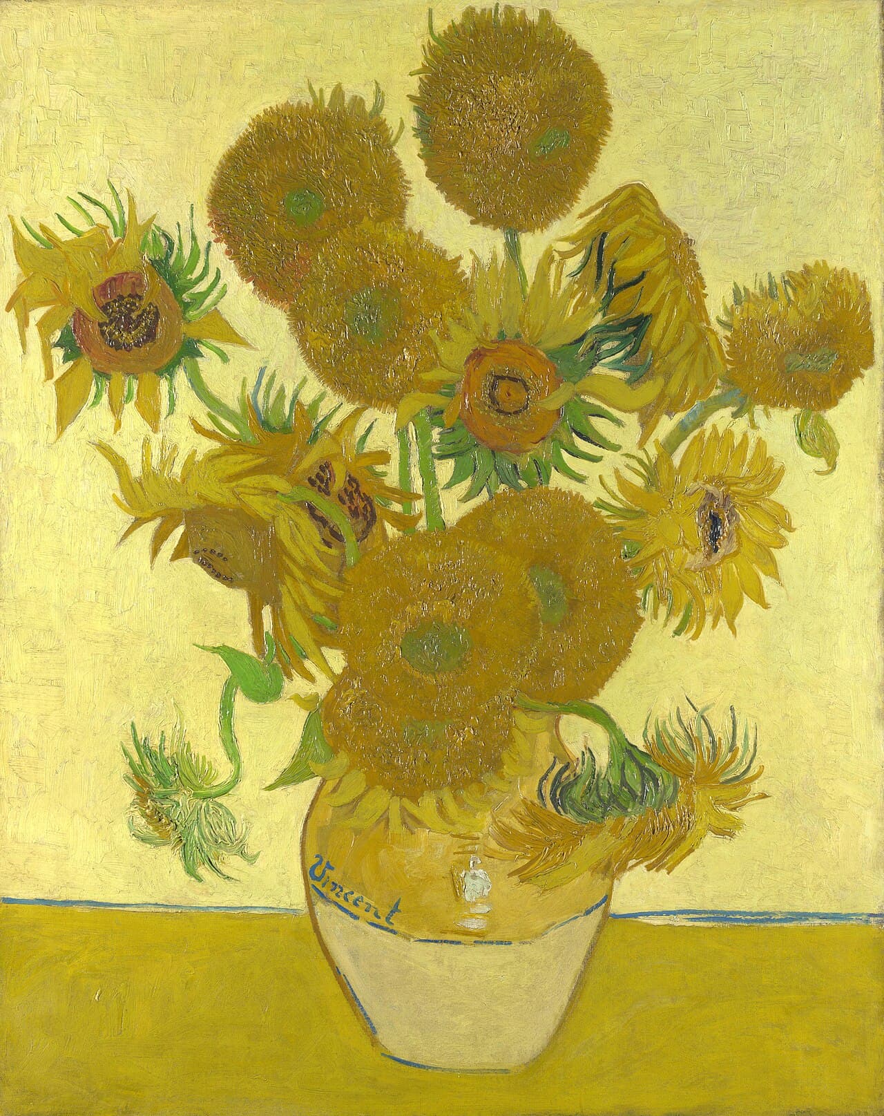 Sunflowers by Vincent van Gogh (1888)
