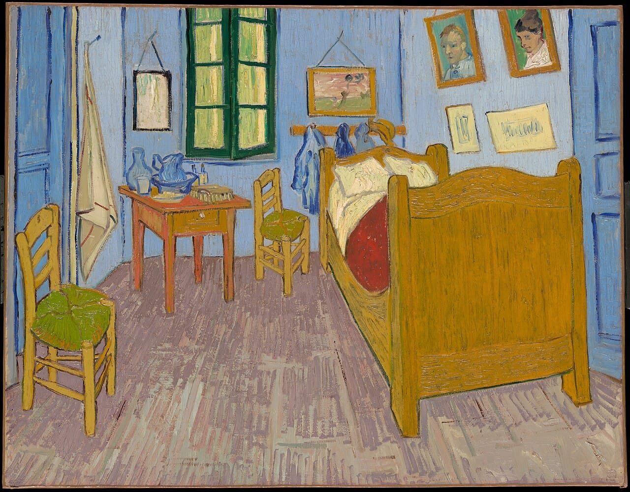 Bedroom in Arles by Vincent van Gogh (1889)