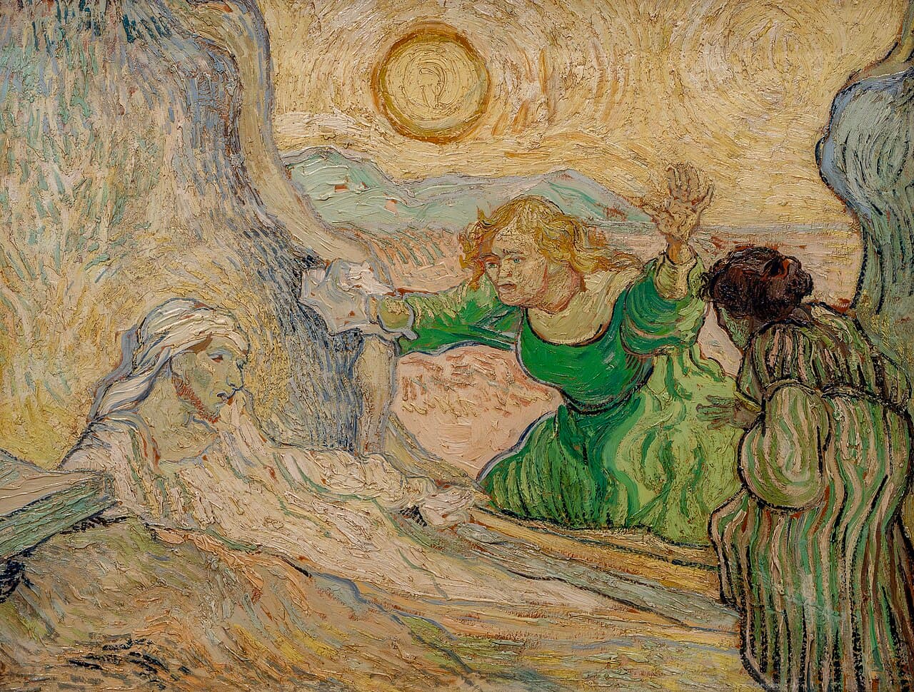 The Raising of Lazarus by Vincent van Gogh (1890)