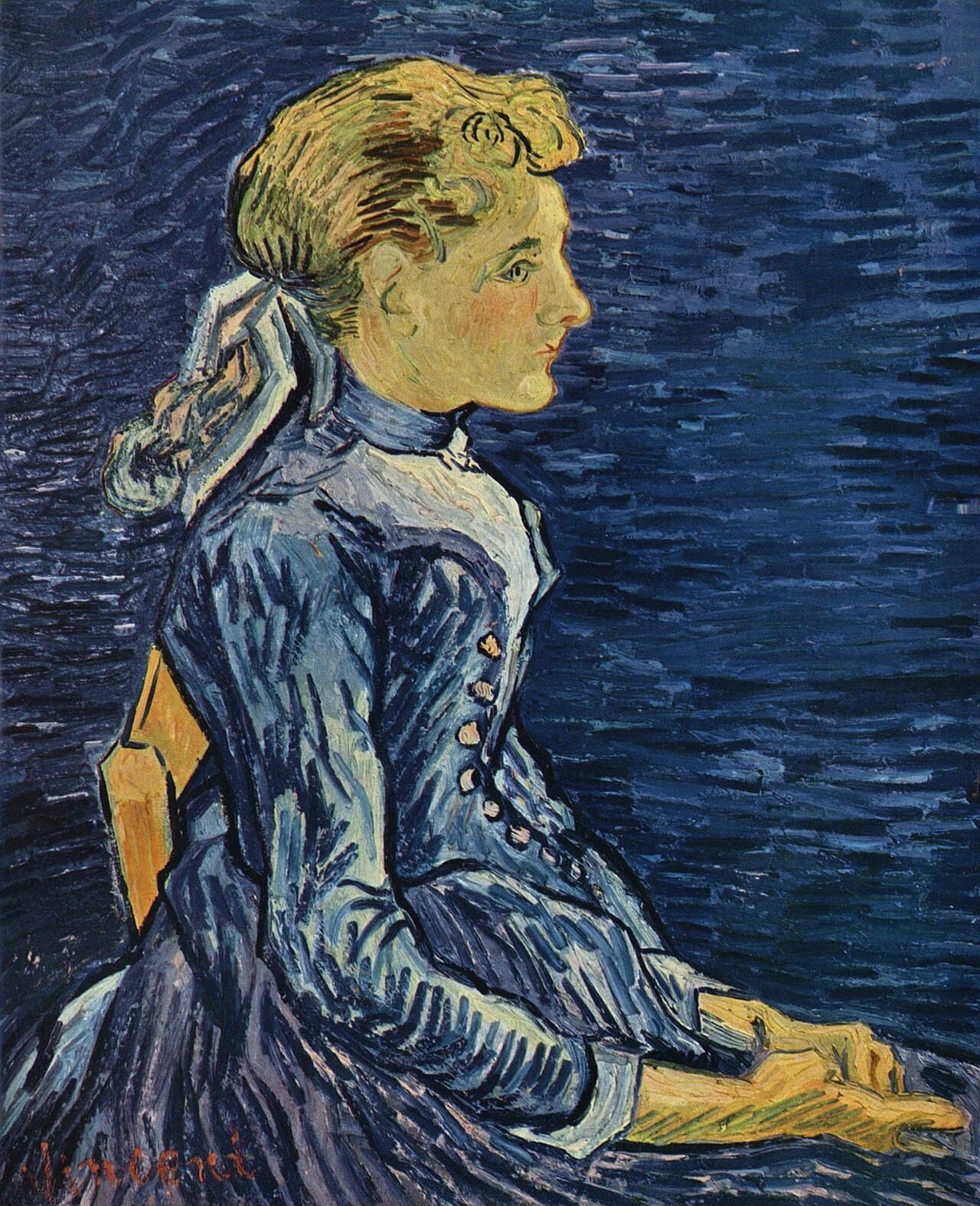 Portrait of Adeline Ravoux (1890)
