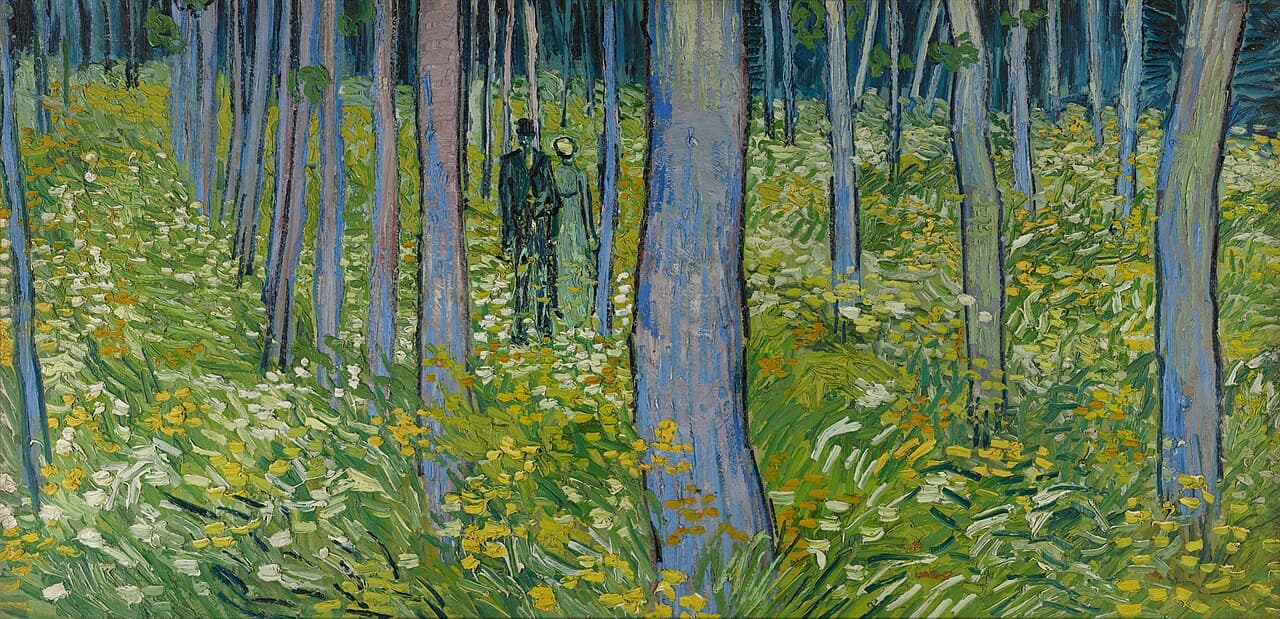 Undergrowth with Two Figures (1890)