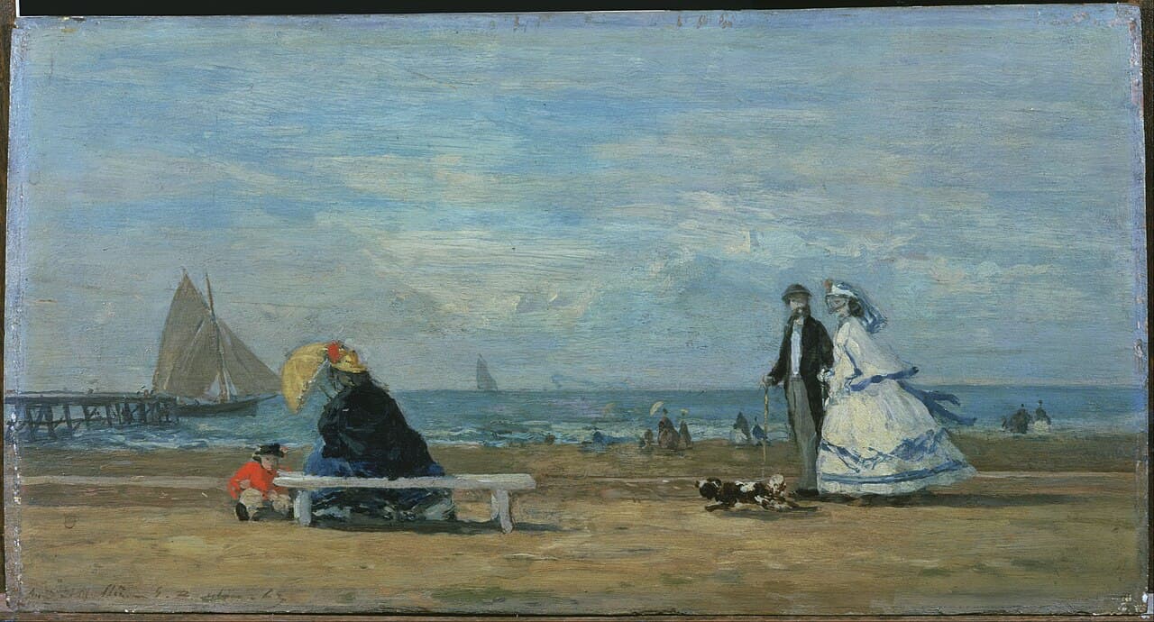 Beach at Trouville (1863)