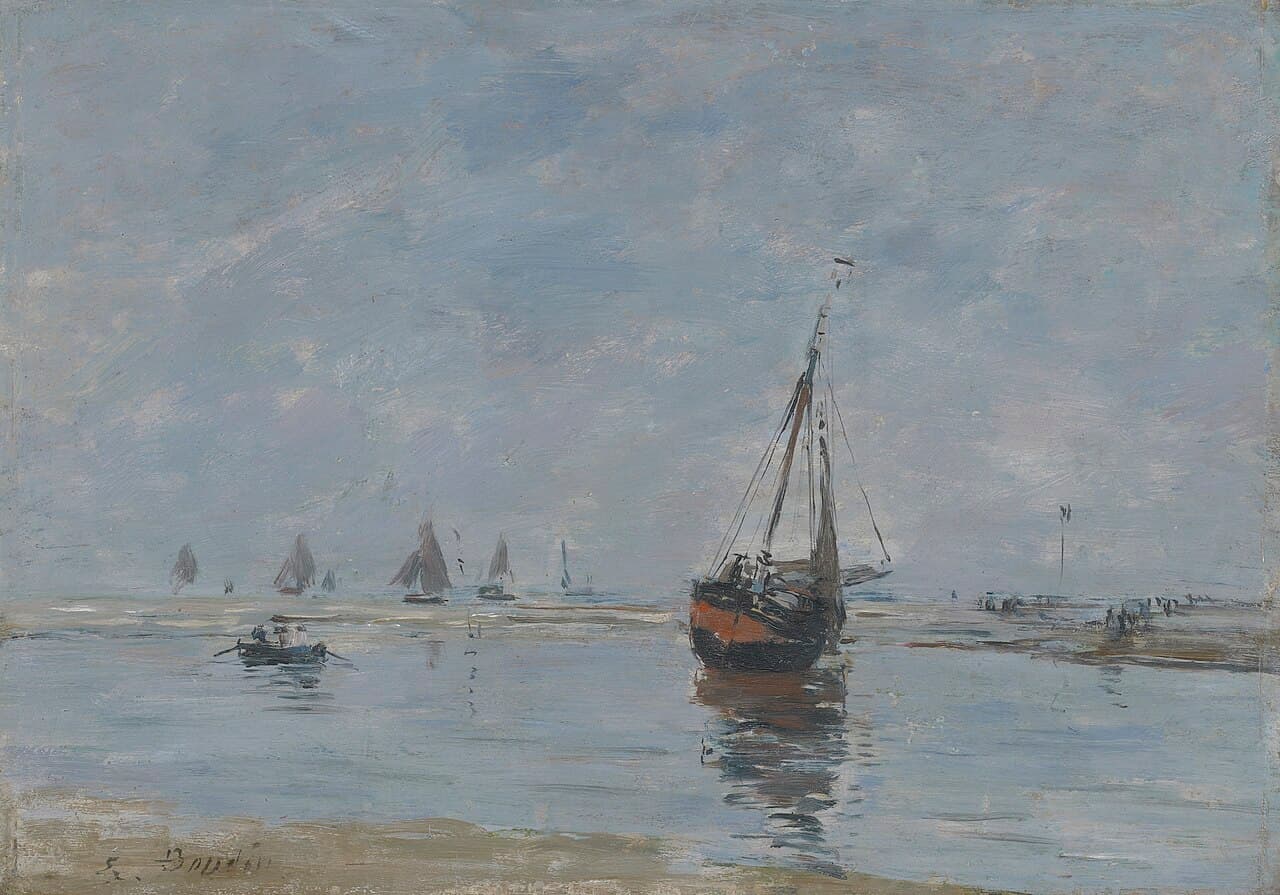 Trouville at Low Tide (1891)